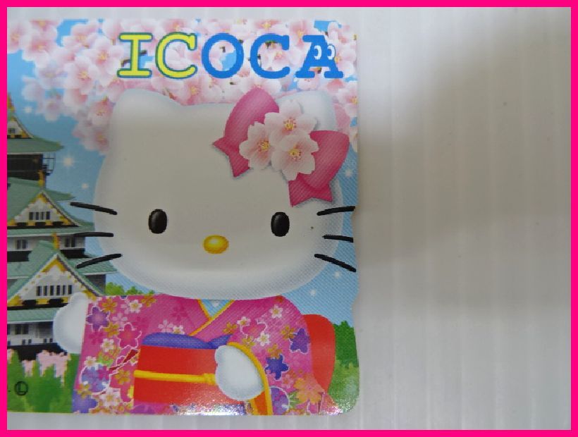2310☆M-564☆ICOCA ハローキティ29.大阪城 Japan Endless Discovery