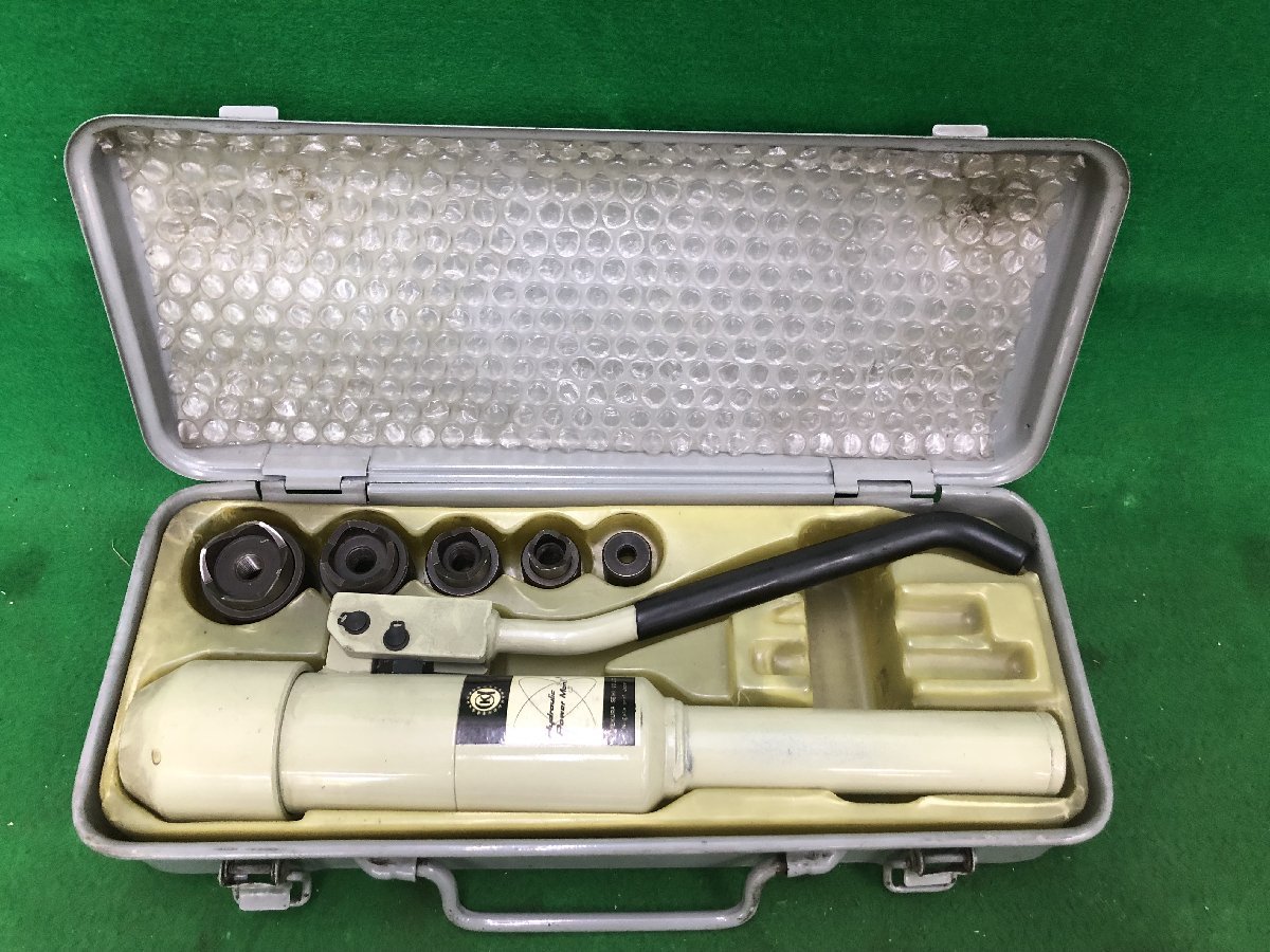 【100%新品，大得価】 品 亀倉精機 手動油圧パンチャー パワマンジュニア / ITI3I3I16NR4(圧着工具、ハンドプレス機)｜売買されたオークション情報、yahooの商品情報をアーカイブ公開 - オークファン 圧着工具、ハンドプレス機