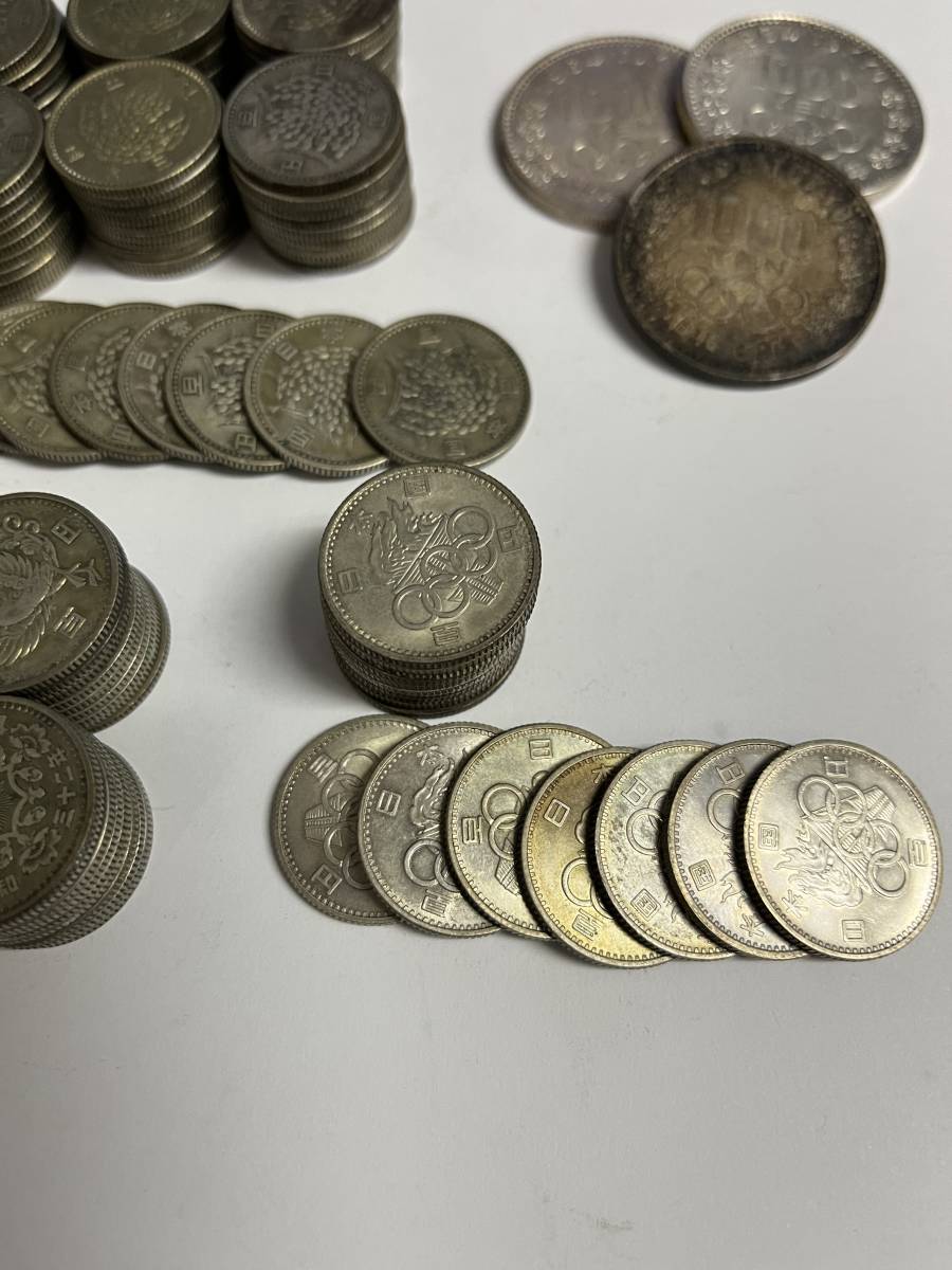 Z-5656【長期保管】古銭 日本 100円銀貨125枚（稲：68枚/鳳凰：40枚