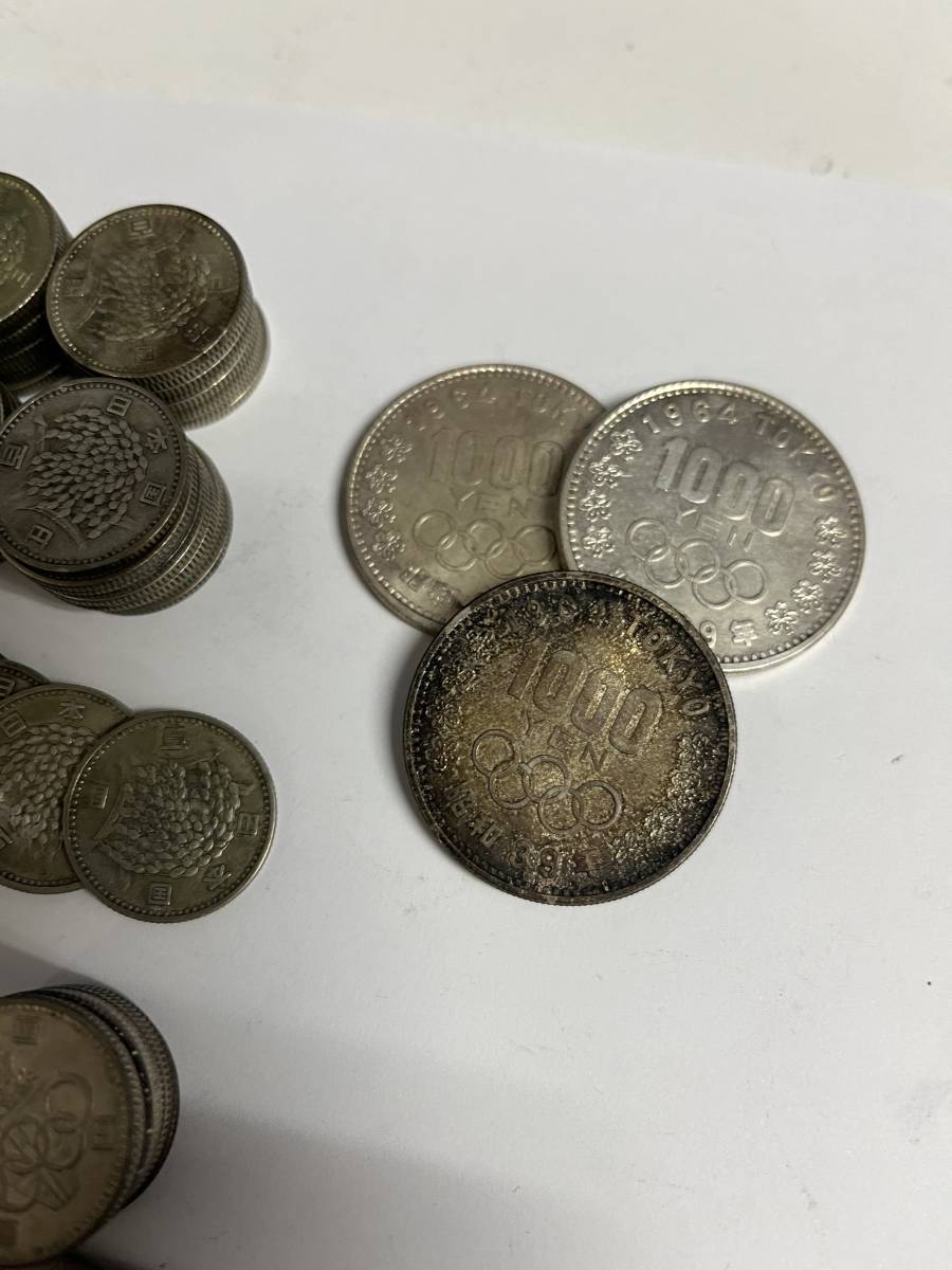 Z-5656【長期保管】古銭 日本 100円銀貨125枚（稲：68枚/鳳凰：40枚