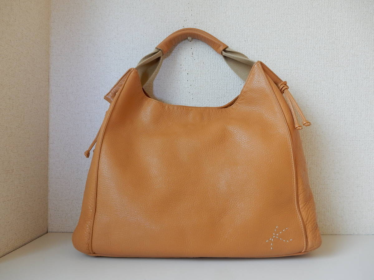 本革☆横浜元町Kitamura(キタムラ)☆A4対応☆レザートートバッグ 