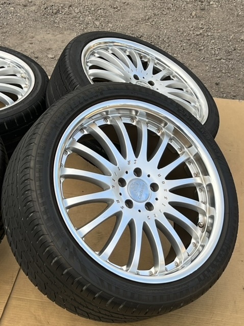 中古 カールソン タイヤホイールセット 4本セット 22インチ
