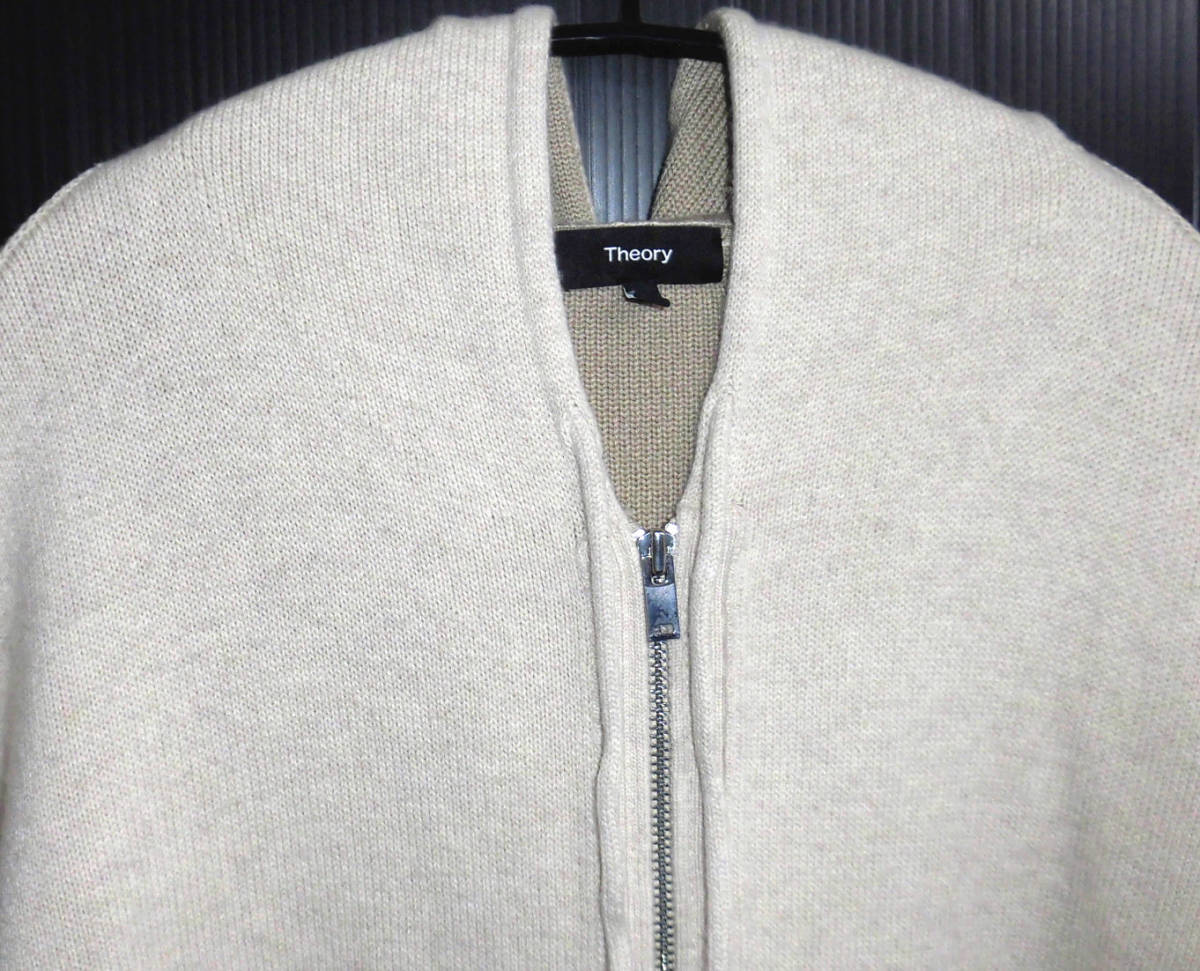 ◇美品 定価5.5万 THEORY セオリー 21AW 1403702 MERCER WOOL CASH/OS  