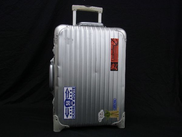 1円 RIMOWA リモワ アルミニウム 2輪 ダイヤルロック式 キャリーバッグ