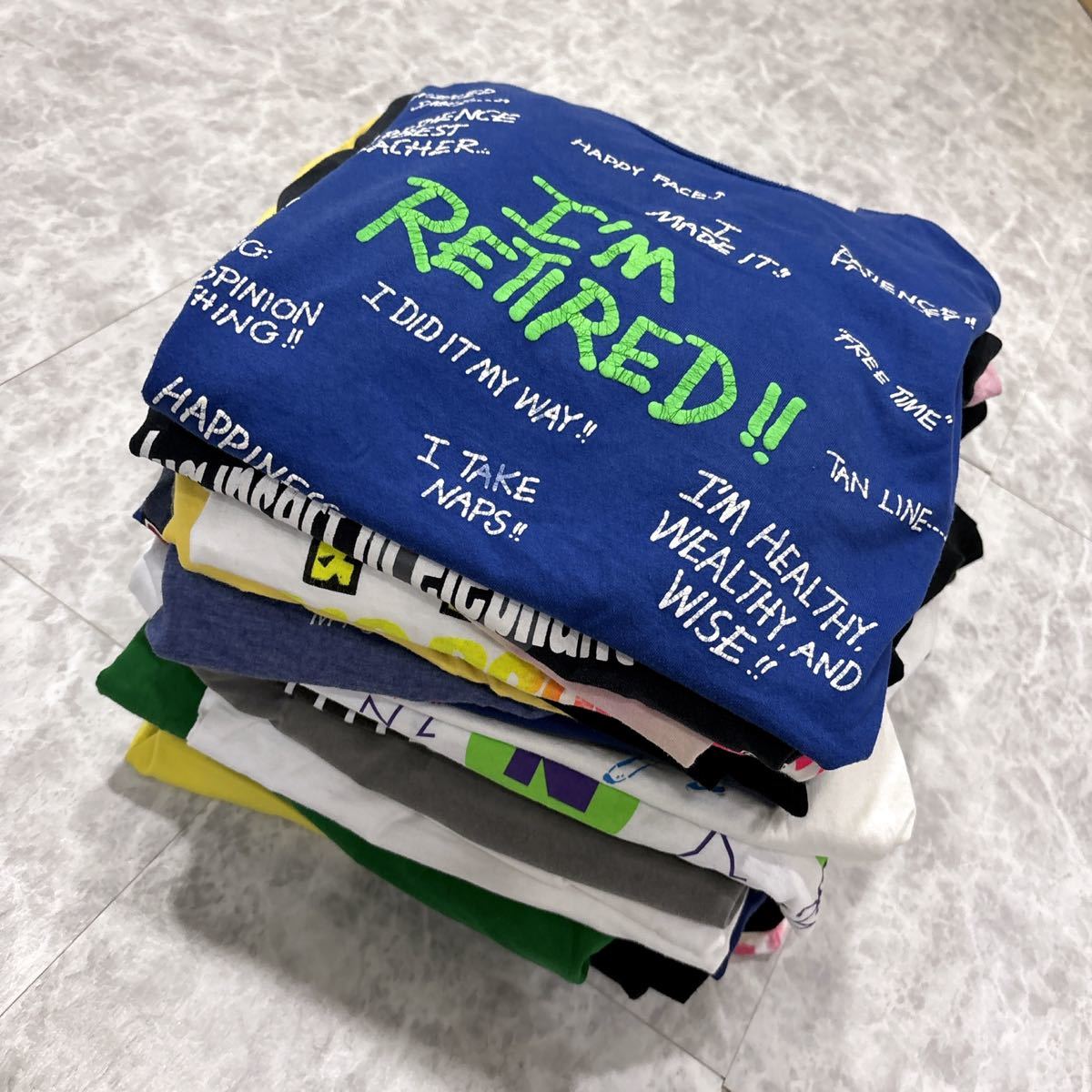 ③ 1円~＊ まとめ売り '豪華40点セット' 米国製 USA製 古着 70's 80's 90's 00's Y2K ビンテージ 半袖 プリント Tシャツ / カットソー 卸売