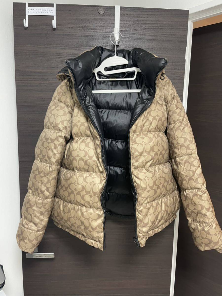COACH リバーシブル ダウンジャケット シグネチャー レディース(コーチ 