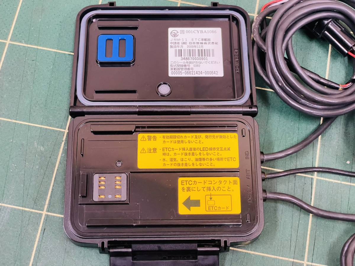 ⑧ 美品 オートバイ用 ETC ユニット 日本無線 JRM-11 セットアップ済み