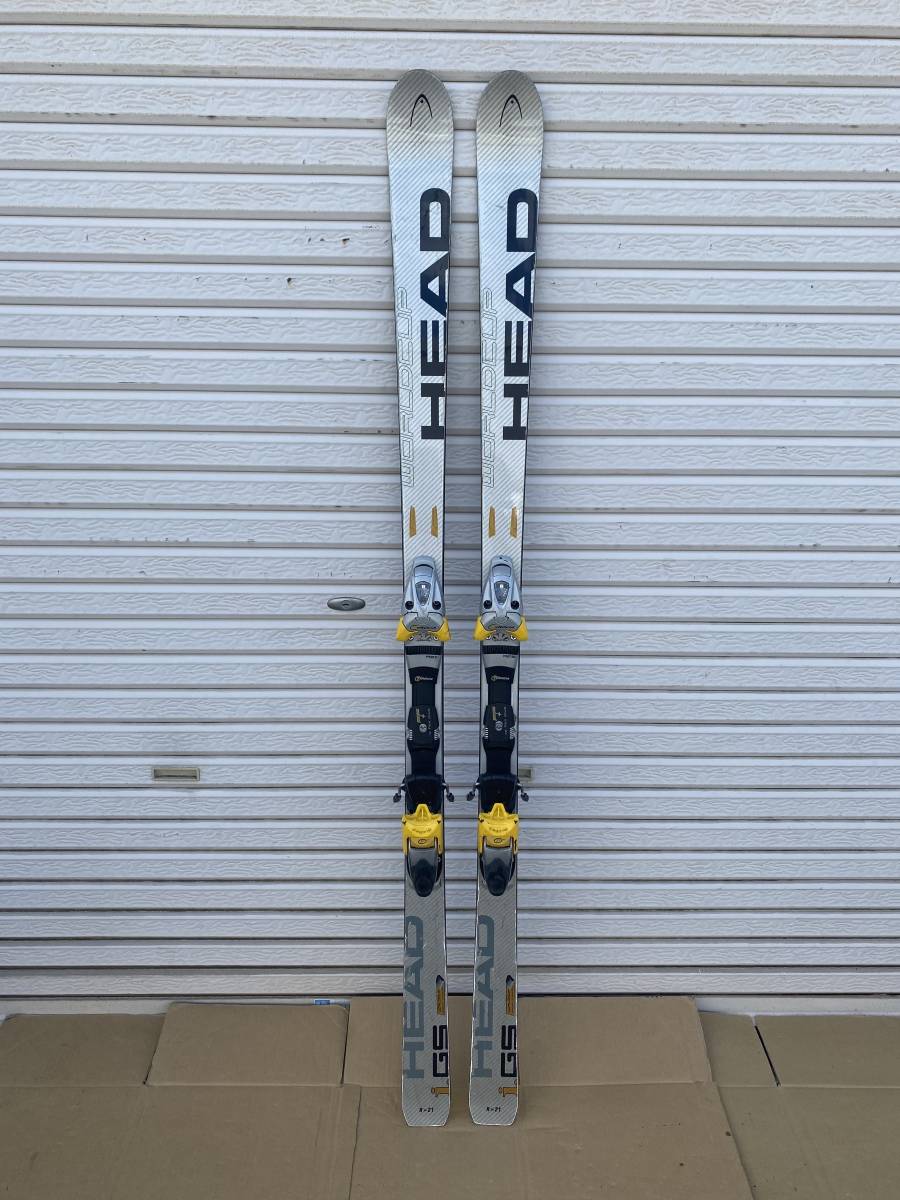 ヘッド HEAD WORLDCUP i.GS スキー板 ビンディング付 170㎝ 中古現状