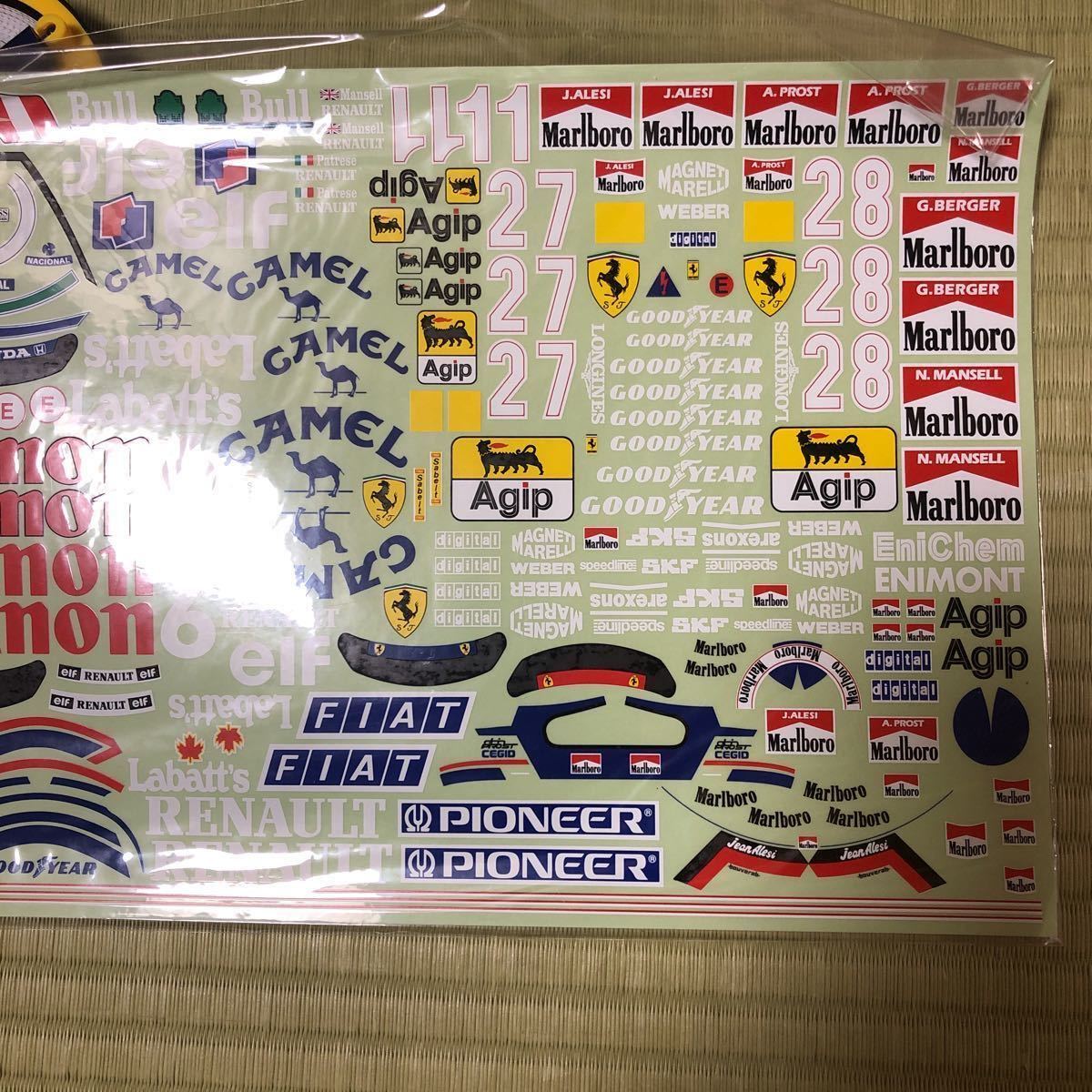 1／10 '90年代　F1・トップ　3シール_3