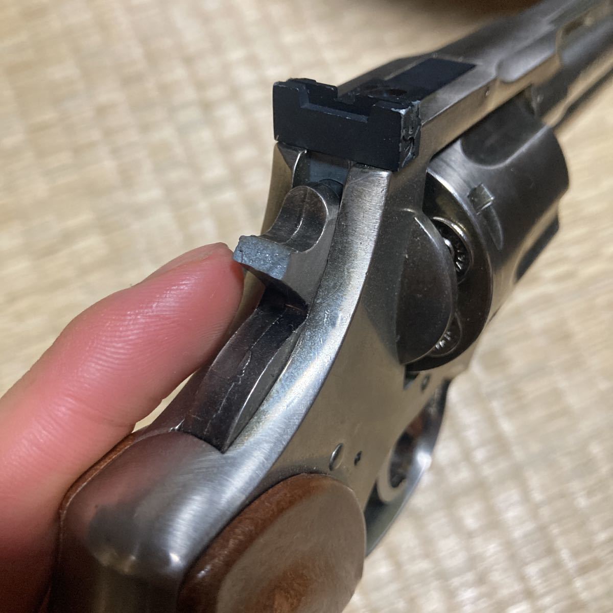 SMG規格 コクサイ ニューコルトパイソン 357 マグナム スティール 
