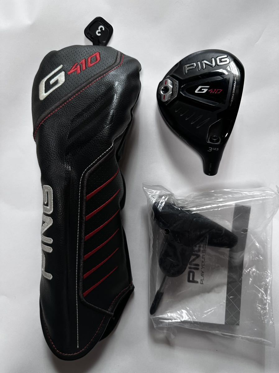 【中古】ピン G410 LST 3w 14.5° ヘッド単品 日本仕様 ヘッドカバー レンチ付 PINGフェアウェイウッド _1