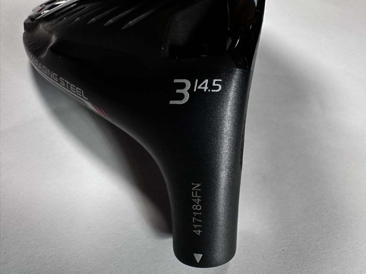 【中古】ピン G410 LST 3w 14.5° ヘッド単品 日本仕様 ヘッドカバー レンチ付 PINGフェアウェイウッド _6