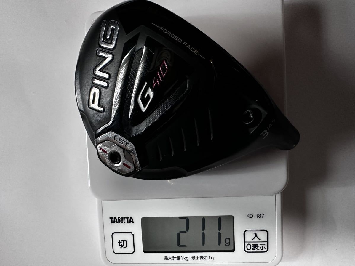 【中古】ピン G410 LST 3w 14.5° ヘッド単品 日本仕様 ヘッドカバー レンチ付 PINGフェアウェイウッド _9