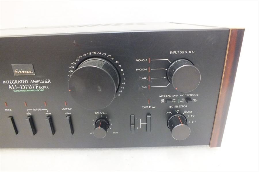 ◇ SANSUI サンスイ AU-D707F EXTRA アンプ 音出し確認済 中古 現状品