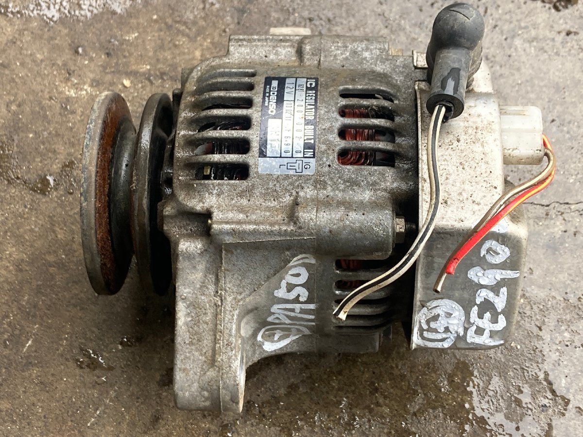 滋賀発】 田植え機 ヰセキ PA50 エンジン FE290D ダイナモ
