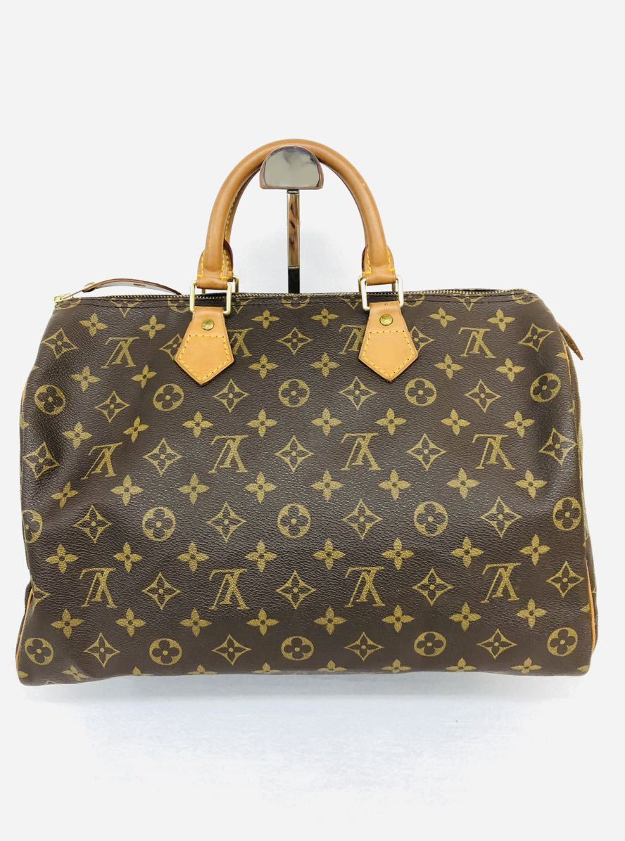 LOUIS VUITTON スピーディー35 モノグラム ミニボストン 鍵付き A