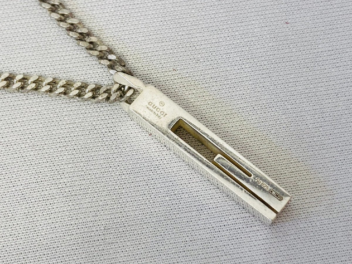 ★GUCCIグッチ Gロゴ ネックレス SILVER925 メンズ レディース アクセサリー★③