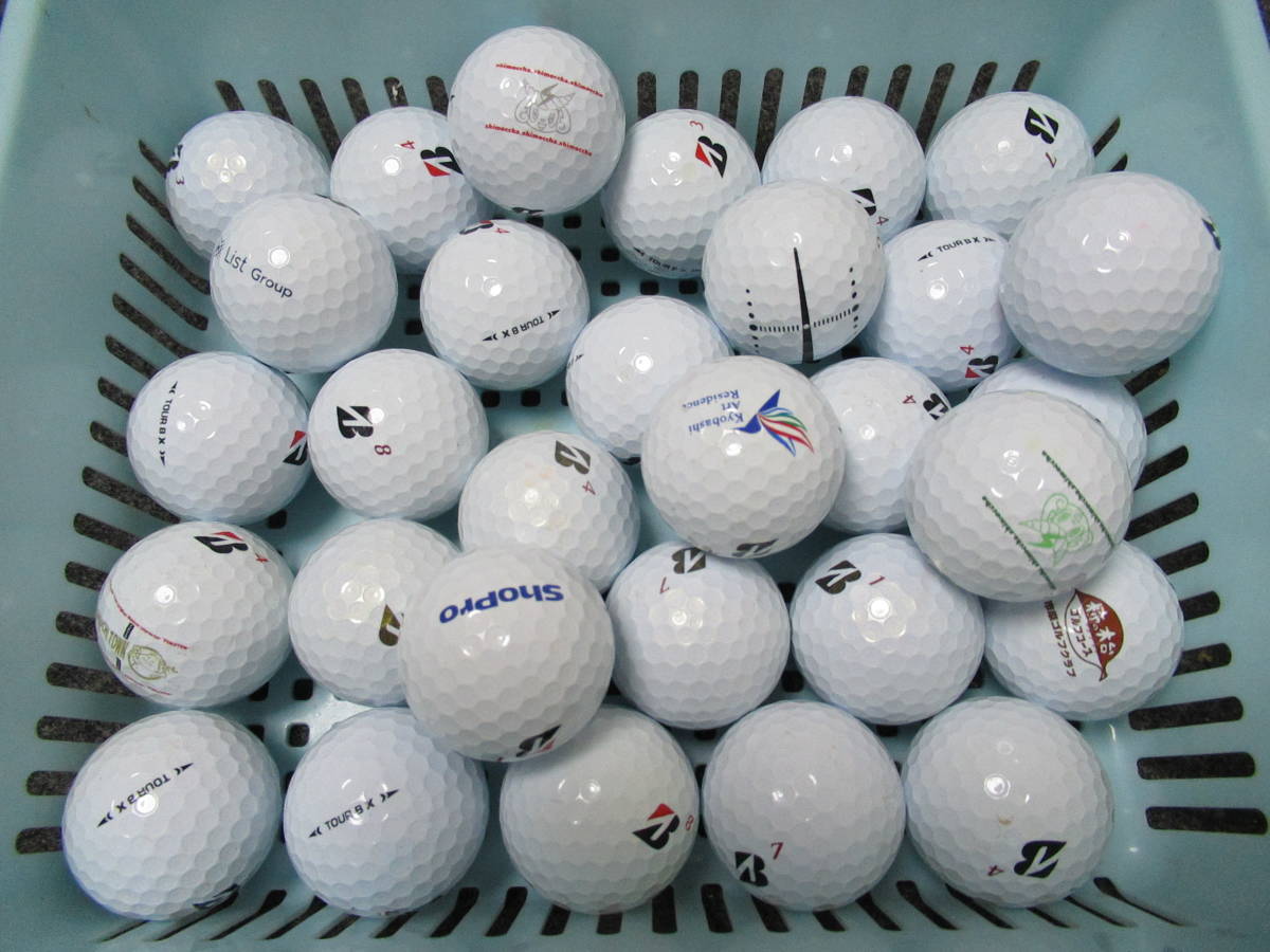 特A級～AB級(A級多) ブリヂストン ー(TOUR B X)ー (2022年) パール&ホワイト 30個