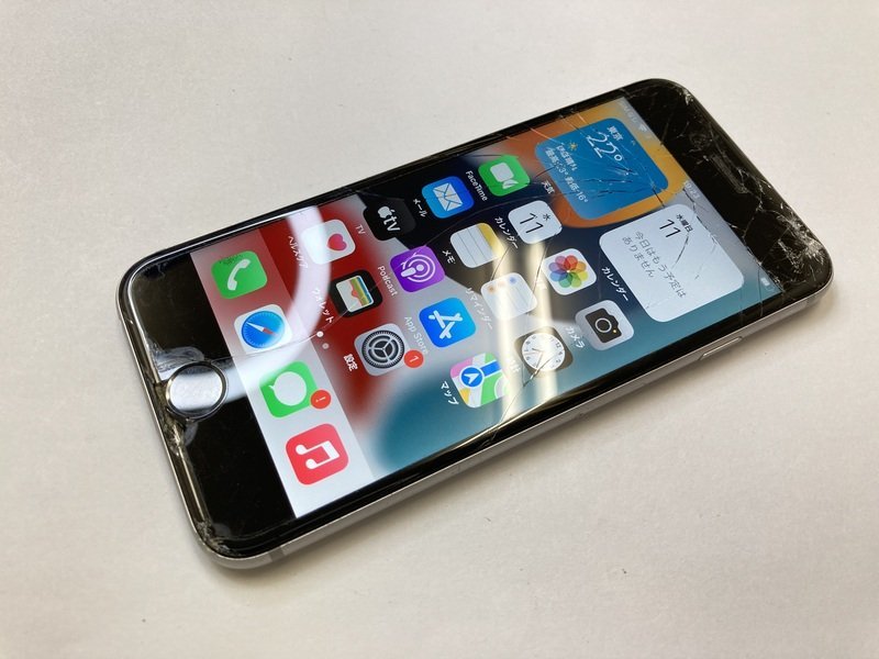 HF235 SIMフリー iPhone6s 64GB スペースグレイ ジャンク ロックOFF