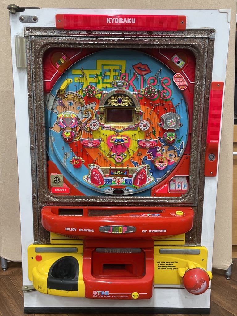 448 パチンコ実機 レトロ 実機 パチンコ 天国KISS京楽 KYORAKUジャンク