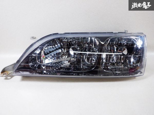 きれい トヨタ純正 GX100 JZX100 クレスタ 後期 ハロゲン ヘッドライト