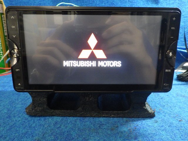 ミツビシ純正　カーナビ　GCX714W　MZ608983　2017年データ　フルセグ　DVD再生　Bluetooth　SD　取説付き　動作確認済み　（E）