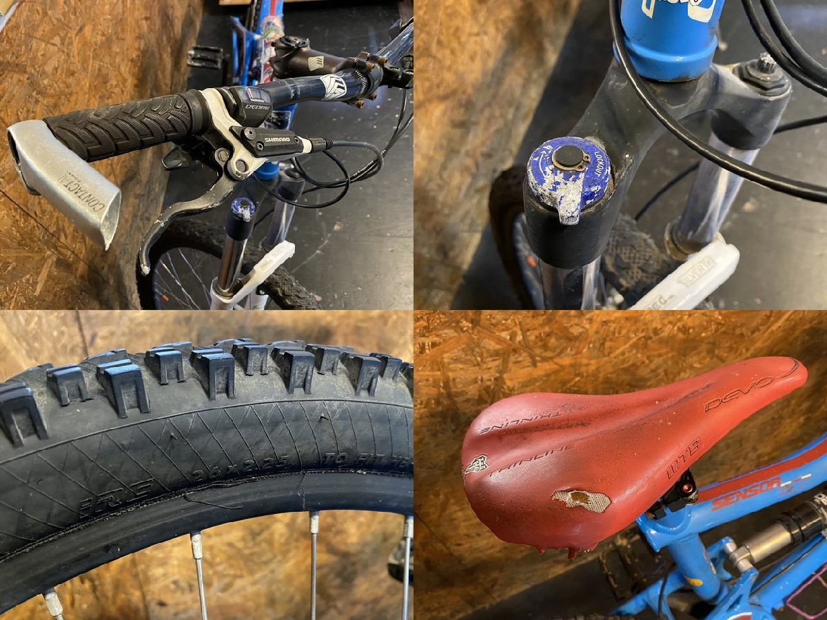 Y-8835】GT SENSOR 3.0 3x9段 Mサイズ ブルー系 MTB マウンテンバイク 