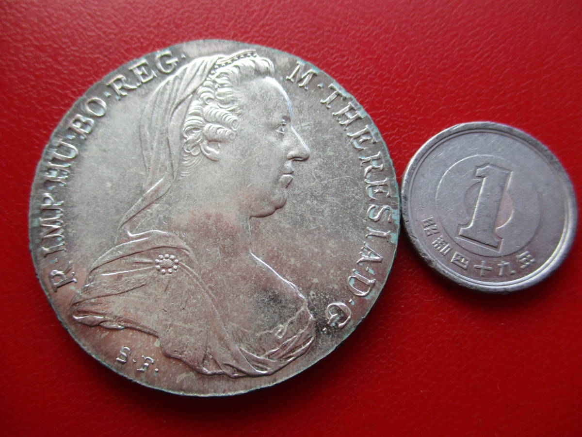神聖ローマ帝国 → オーストリア★1780年★Maria Theresia★1 Thaler 銀貨★ASW= 23.3g