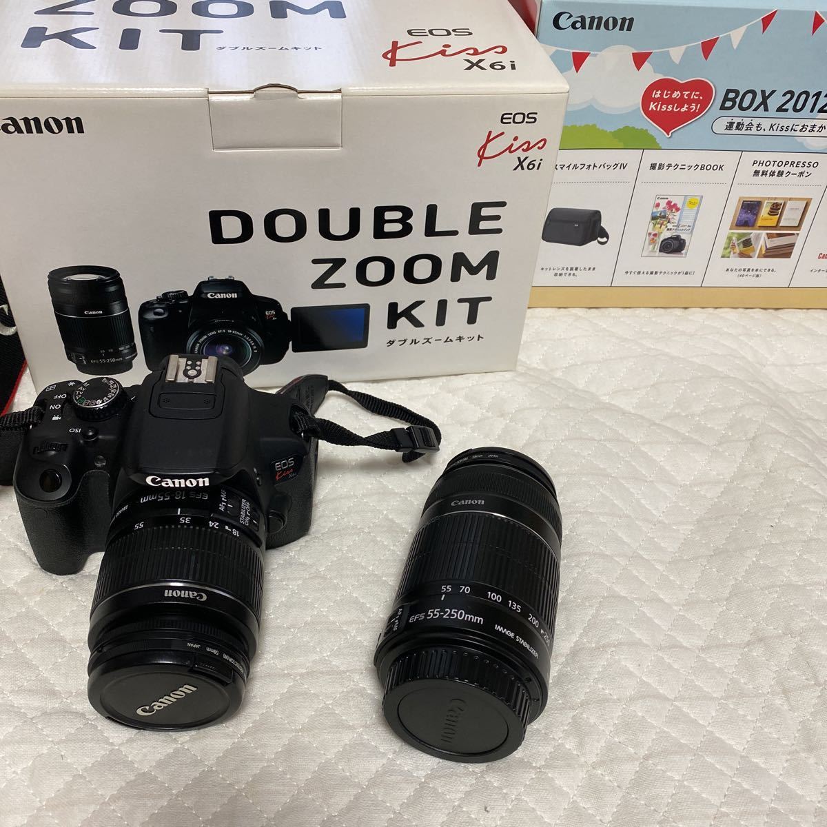 大人気□Canon EOS Kiss X6i ダブルレンズ□初心者おすすめ 【公式通販】