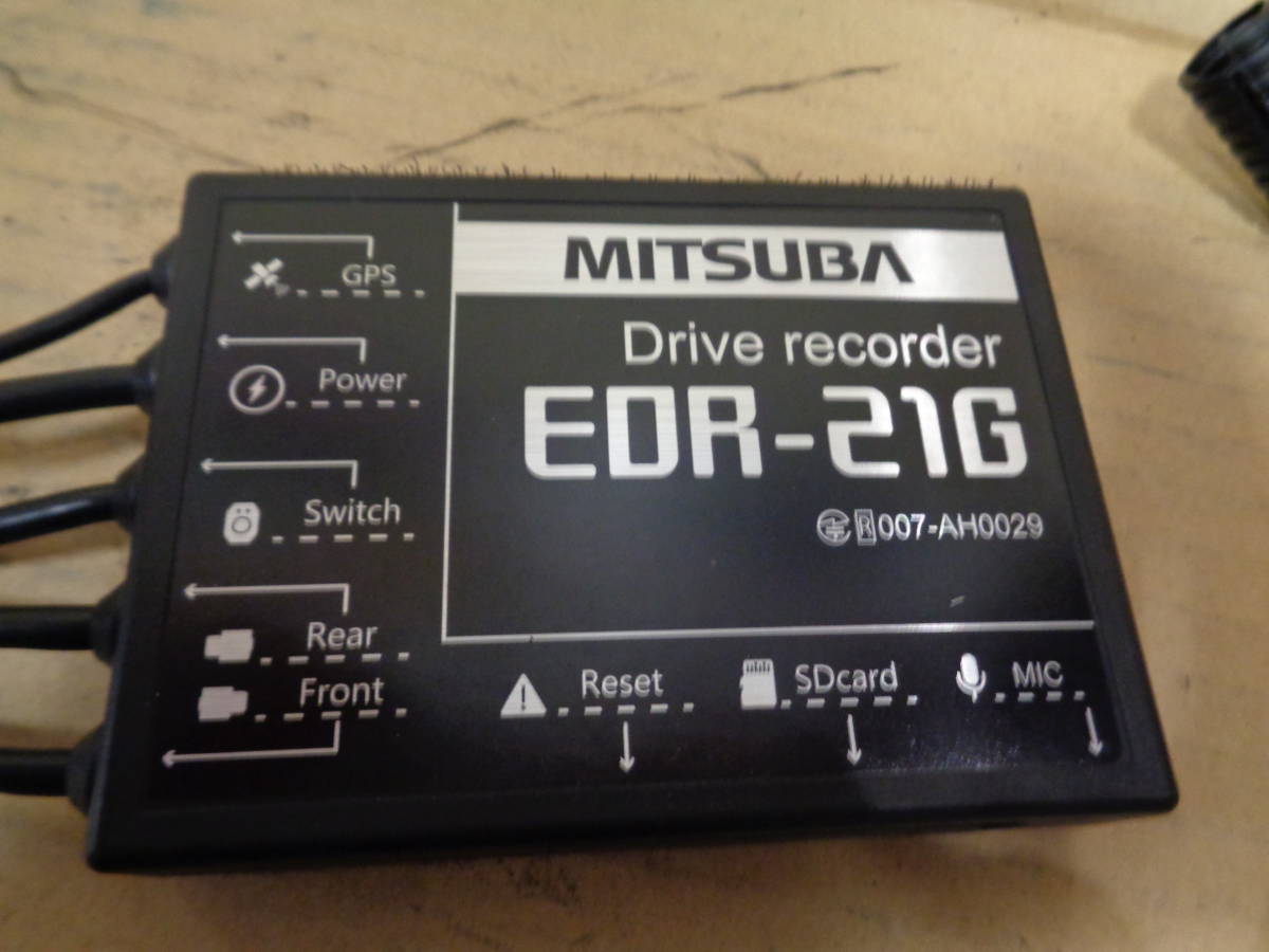 ミツバサンコーワ バイク用ドラレコ ミツバサンコーワ MITSUBA EDR-21G 