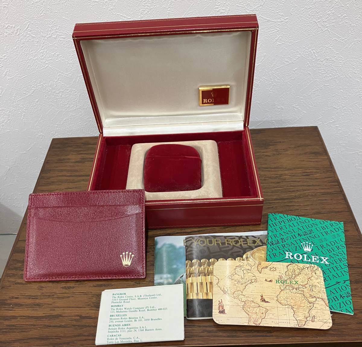 2点おまとめ ロレックス ROLEX 腕時計空箱 ケース 管2635 ROLEX（ケース⁄ボックス
