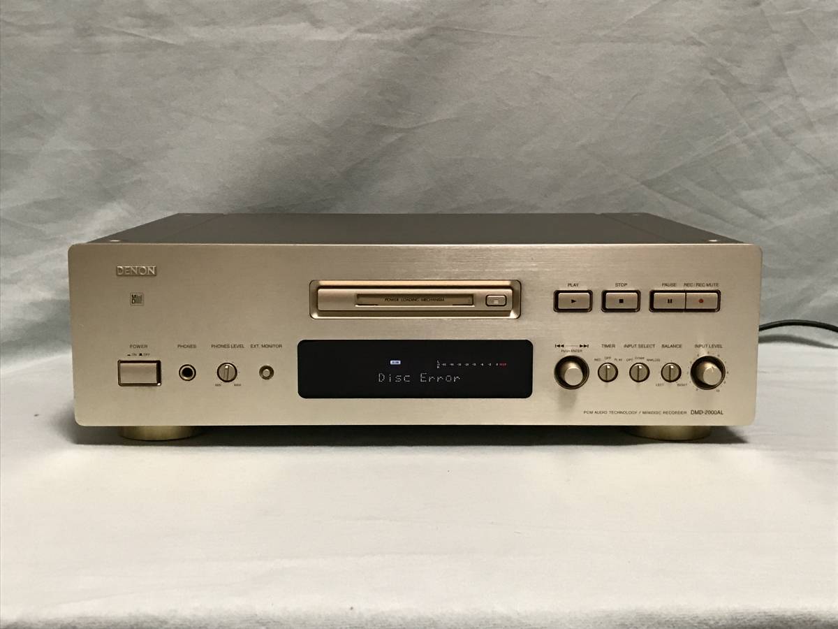 DENON デノン DMD-2000AL MDレコーダー 取扱説明書付 DMD-2000AL 