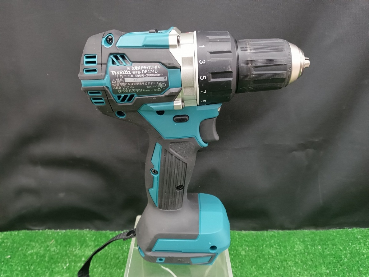 中古品 makita マキタ 14.4V 充電式 ドライバドリル DF474DZ 本体のみ 