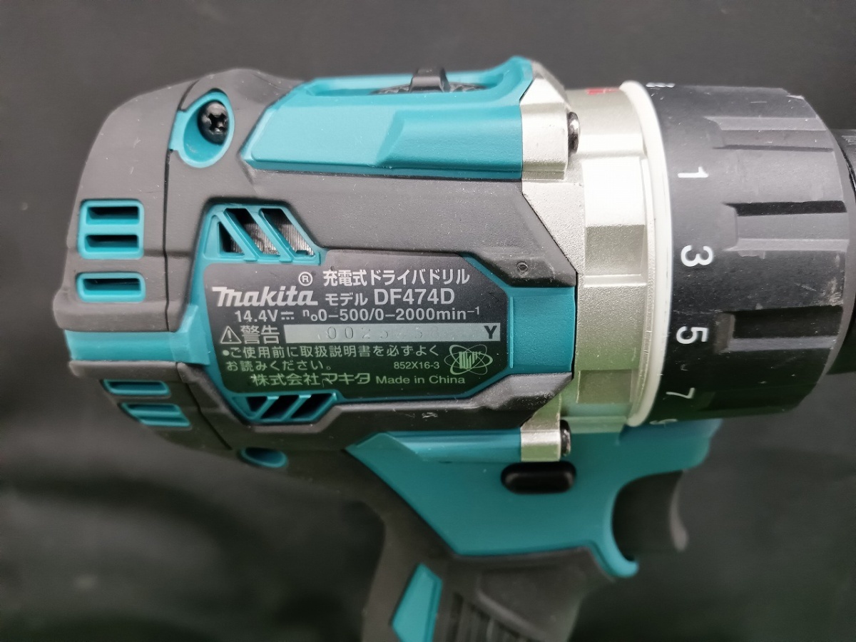 中古品 makita マキタ 14.4V 充電式 ドライバドリル DF474DZ 本体のみ 