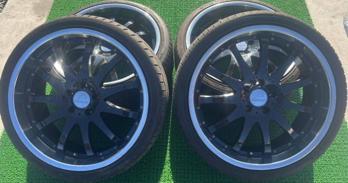 希少 Carlsson カールソン 21インチタイヤホイール PCD 120 タイヤバリ