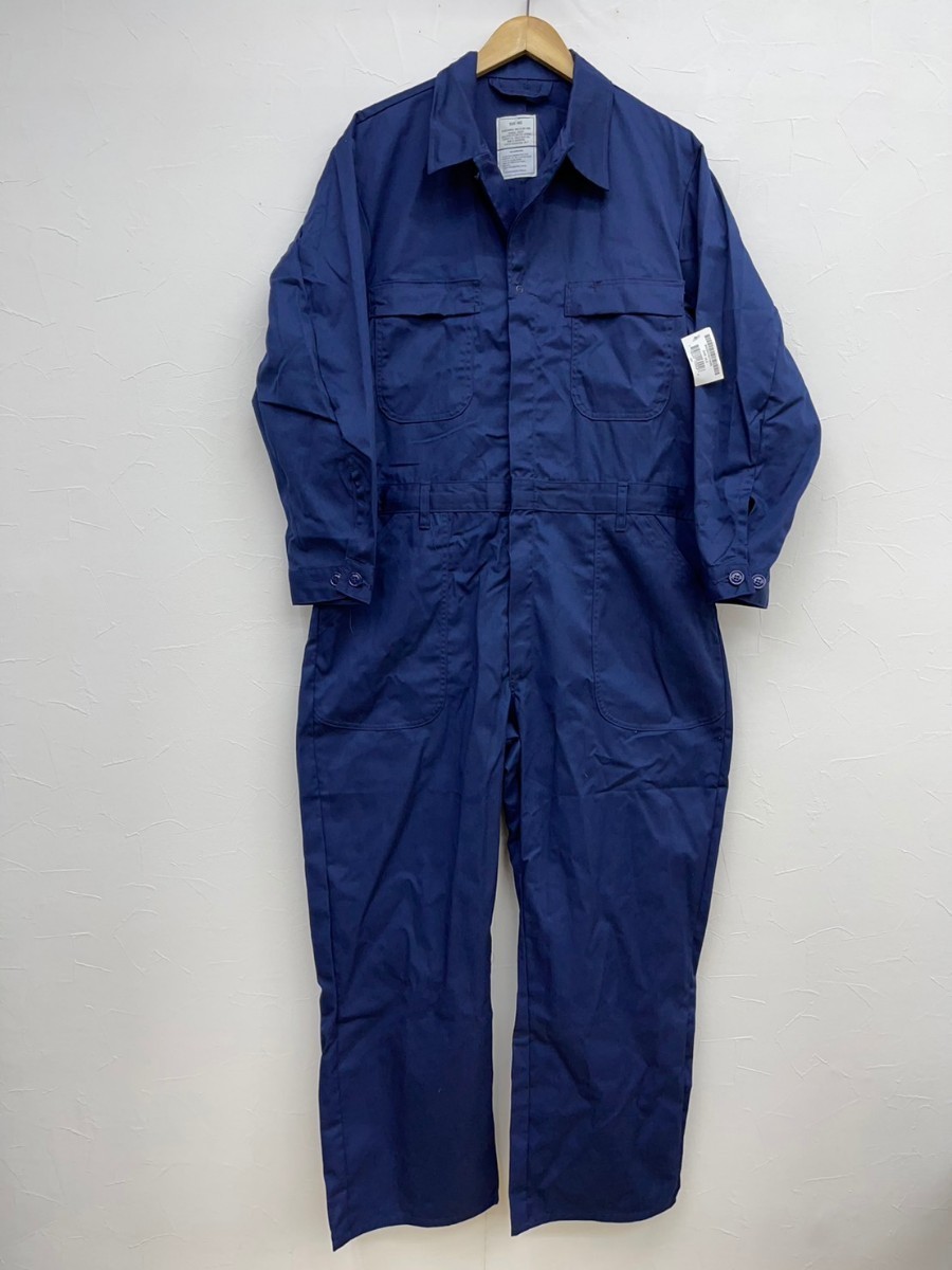 【新品/デッド】米軍実物 COVERALL UTILITY カバーオール ユーティリティー 46S メンズ L~XL オールインワン つなぎ ミリタリージャケット