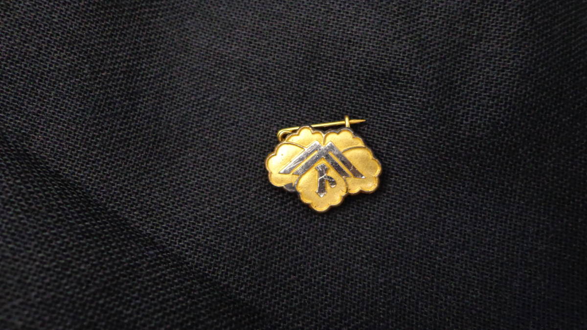 【 野村財閥　野村グループ　社章　ピンバッジ 】 襟章 記章 家紋 野村証券 野村不動産 野村総合研究所 企業物 ピンズ メダル ピンバッチ