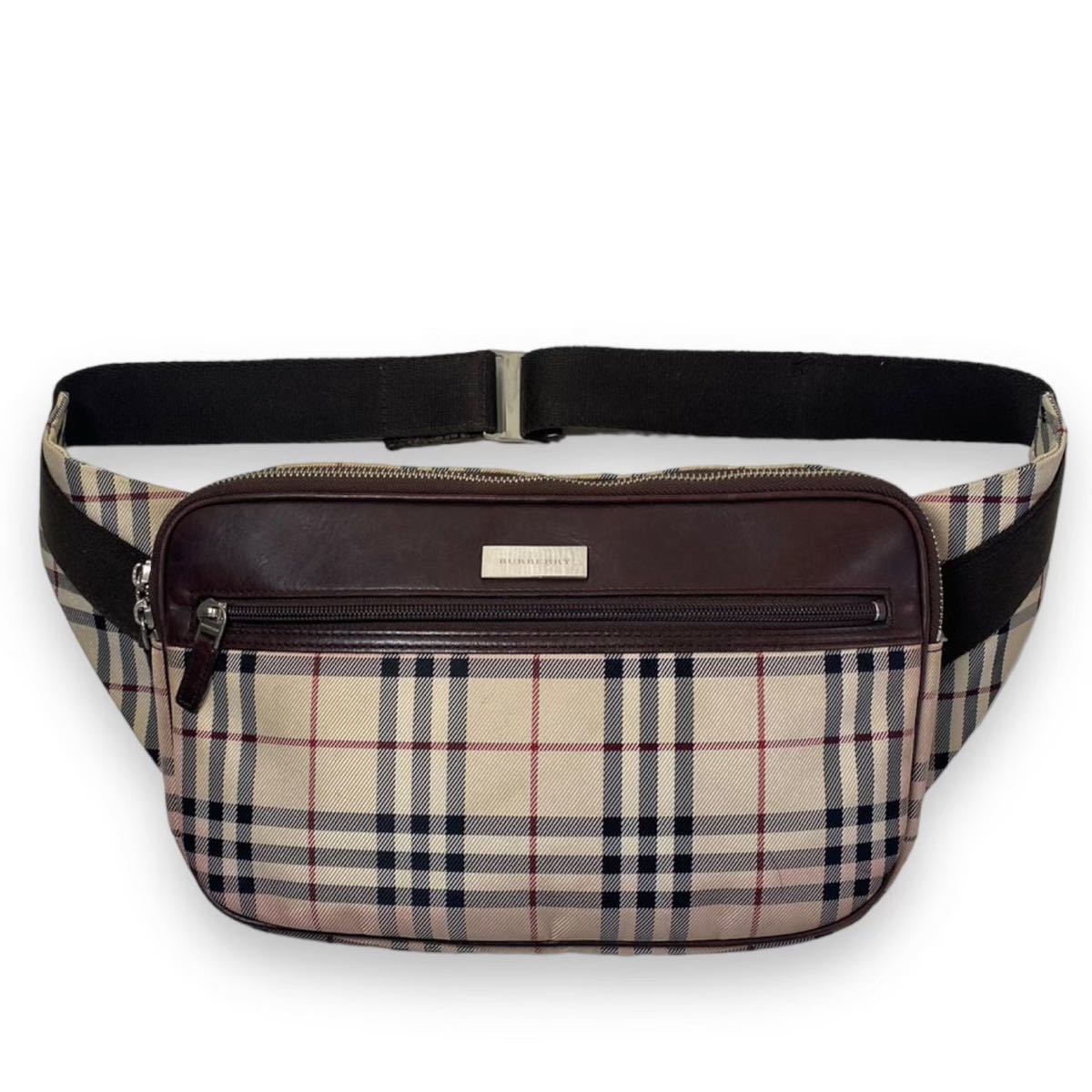 BURBERRY ノバチェック ボディバッグ ウエストポーチ BURBERRY バーバリー ノバチェック ウエストバッグ ボディバッグ