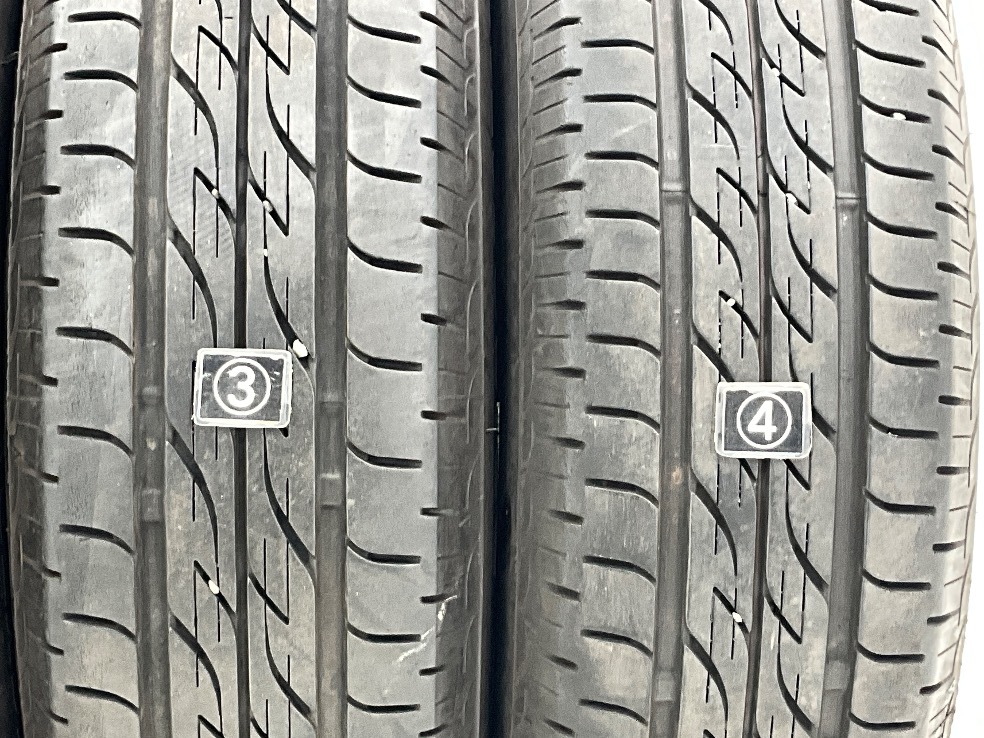 中古タイヤ 4本セット 155/65R13 73S ブリヂストン NEXTRY 夏 サマー