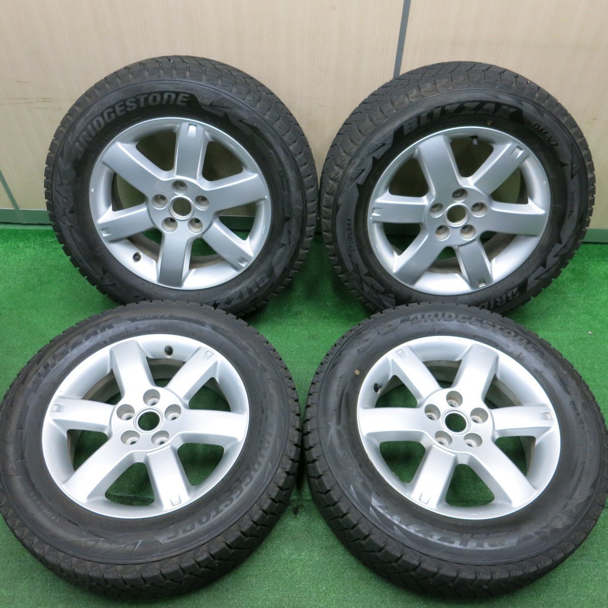 日産 純正ホイール BRIDGESTONE スタッドレスタイヤ付き 4本セット 