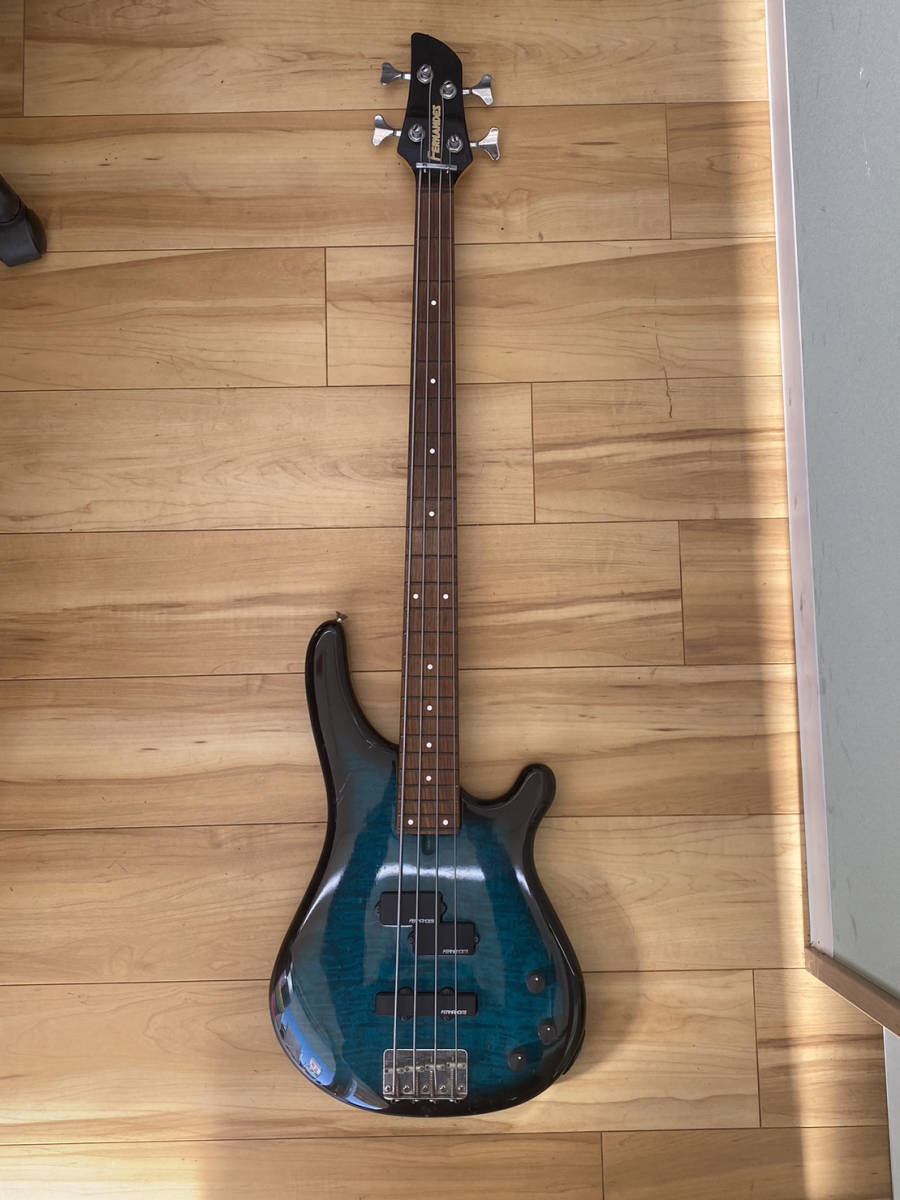 FERNANDES エレキベース レアカラー グリーン、ブルーの通販はau Green