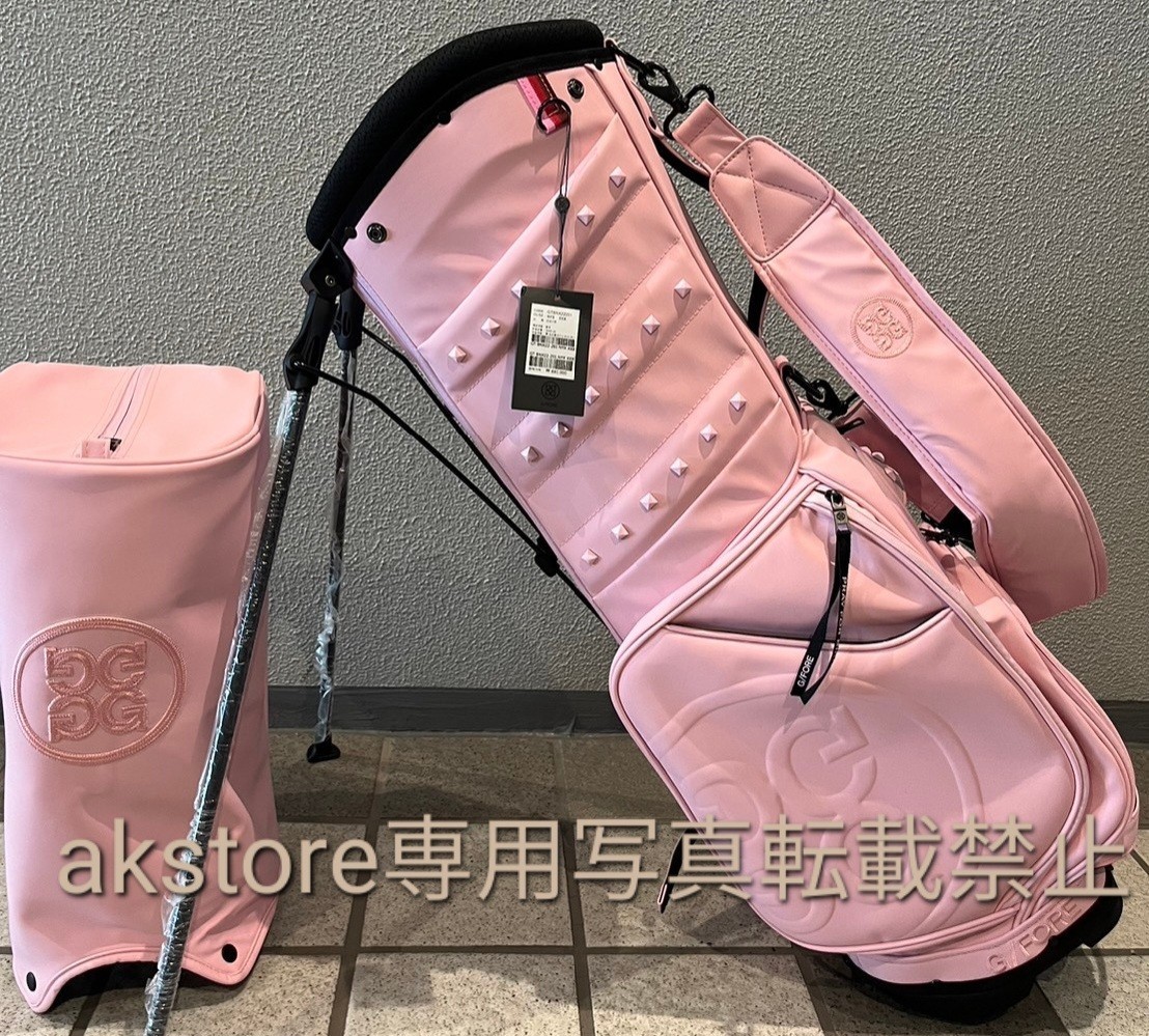 新カラー入荷☆G/Fore ジーフォア キャディバッグ スタンドバッグpink