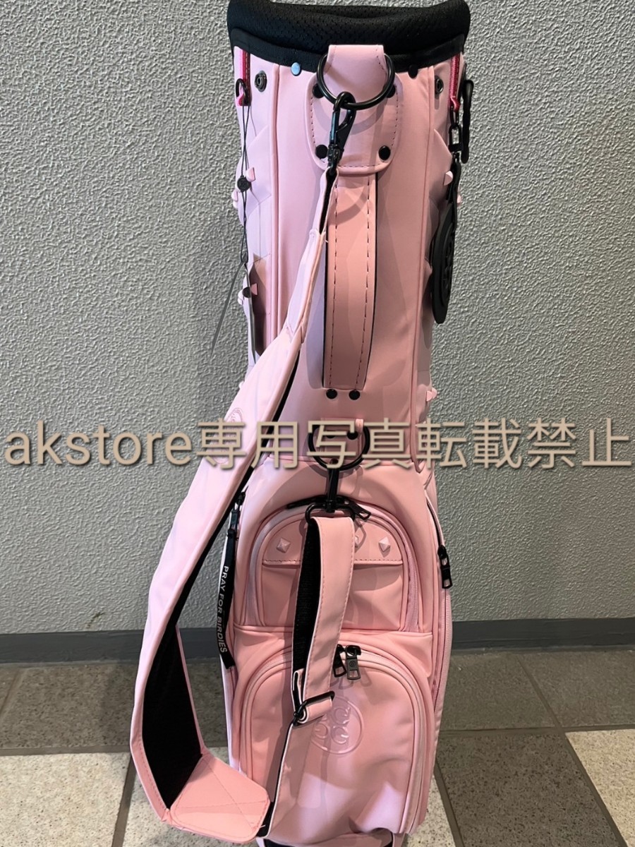 【♡】新品未使用 G/FOREスタンド式 キャディーバック ピンク G/FORE ジーフォア キャディバッグ スタンド型 男女兼用 ピンク ゴルフ