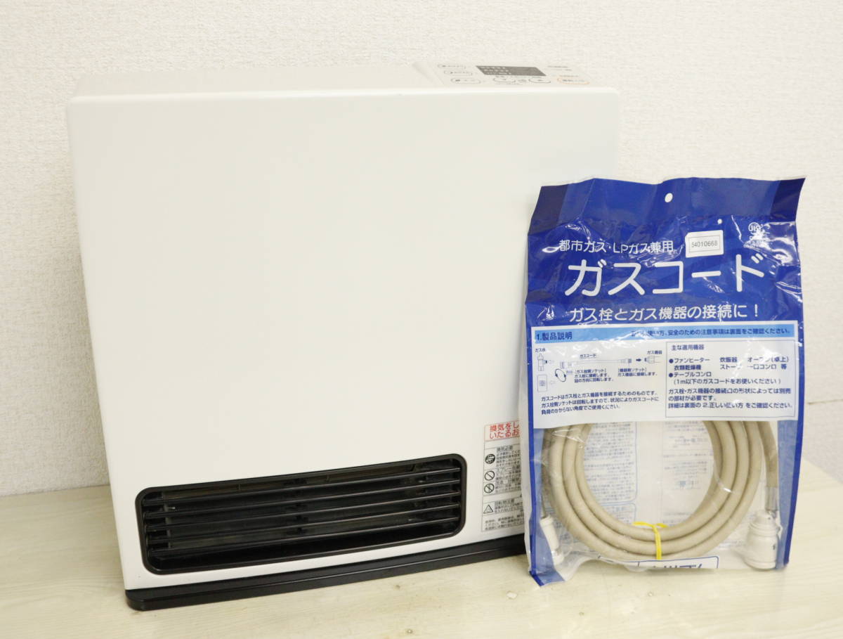 中古品 2021年製 Rinnai SRC-365E ガス ファンヒーター 都市ガス用