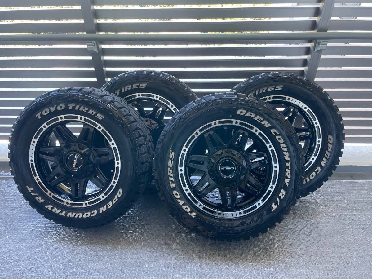 ハイエース FLEX DELF04 16x6.5+38　OPEN COUNTRY R/T 215/65R16C 109/107Q