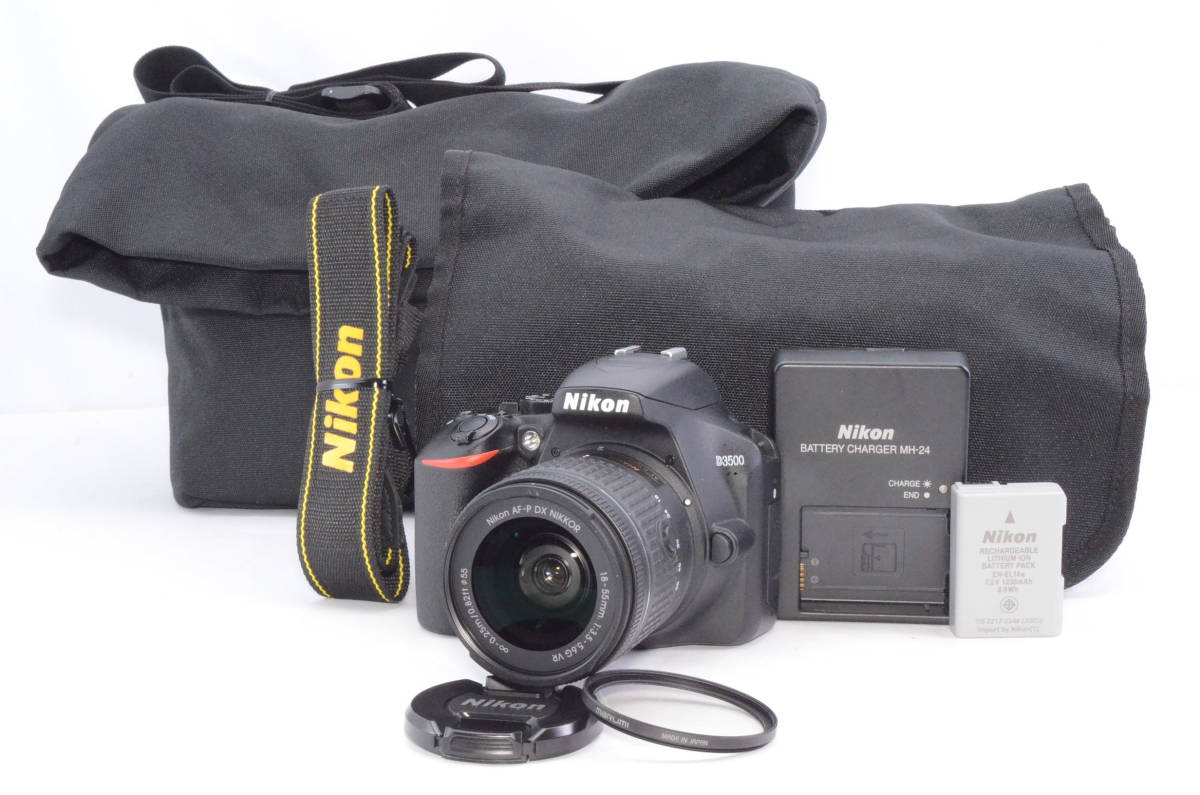 超美品☆Nikon ニコン D3500 AF-P 18-55 VR レンズキット デジタル一眼 