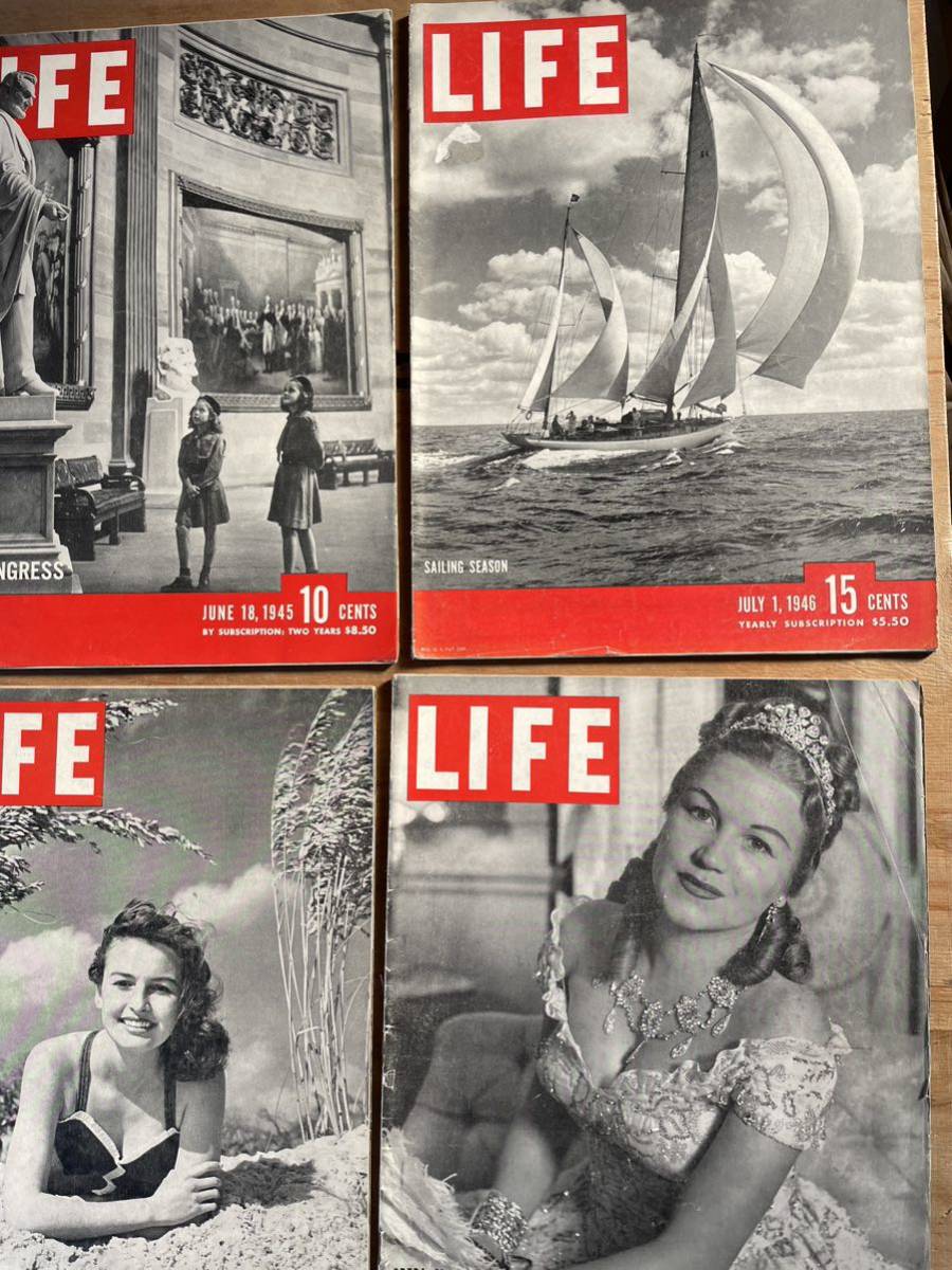 ◇1945、46年まとめて6冊＜LIFE誌・ライフ誌＞ライフマガジン