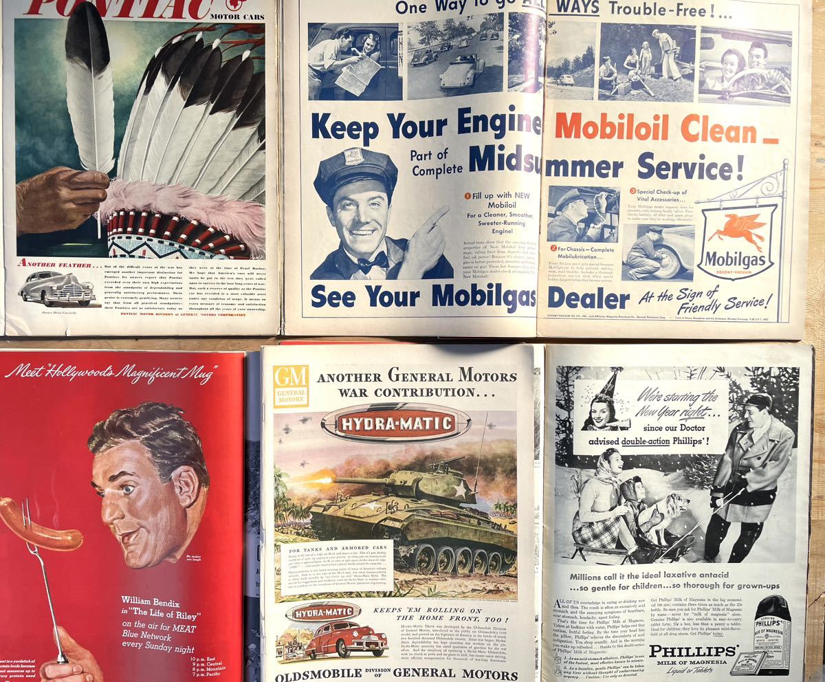 ◇1945、46年まとめて6冊＜LIFE誌・ライフ誌＞ライフマガジン