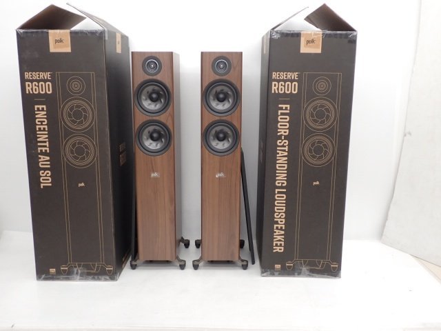 Polk Audio フロアスタンディングスピーカー Reserve R600 ペア 元箱付き ポークオーディオ ▽ 6C06B-2