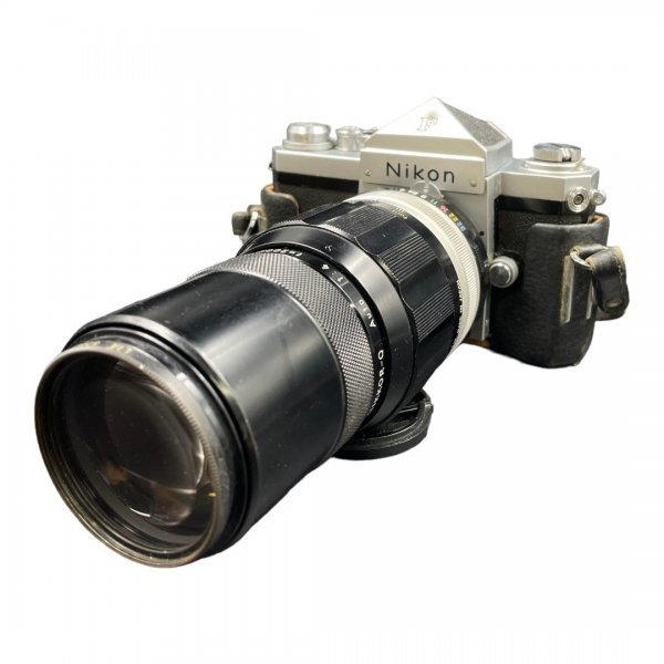 ニコン Nikon F アイレベル NIKKOL-Q Auto 200mm F4フィルム 一眼レフ 中古 現状品